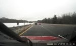Lustiges Video : Eisige Überraschung auf der Autobahn