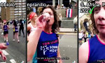 Lustiges Video : Marathon-Genießer