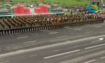 Präzise Militärparade