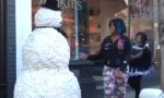 Funny Video : Scary Snowman is back in Town