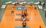 3 auf einen Streich beim Volleyball