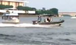 Polizeiboot auf Fahrerflucht