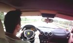 Funny Video : Übermütig bei der Ferrari Testfahrt