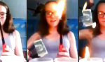 Lustiges Video : Der Trick mit dem brennenden Geldschein