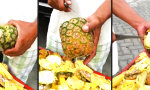 Movie : So schneidet man eine Ananas auf 