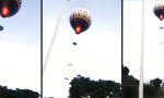 Heißluftballon attackiert Nachbarschaft