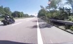 Motorrad-Verfolgungsjagd in Finnland