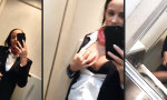 Lustiges Video : Wenn die Stewardess auf dem Klo verschwindet