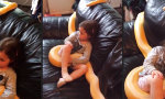 Funny Video : TV-Abend mit dem Schoßtierchen
