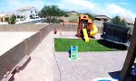 Lustiges Video - Trampolin verabschiedet sich