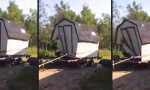 Funny Video : Die Gartenlaube umplatzieren