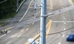 Lustiges Video : Gefährliche Straße für Radfahrer