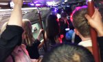 Rave in der U-Bahn