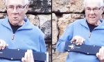 Funny Video : Opa zeigt sein kleines Springmesser