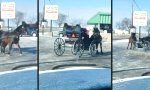 Lustiges Video : Amish Winter-Drift