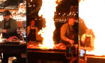 Funny Video : Flambe mit krönendem Abschluss
