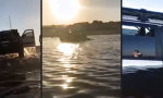 Funny Video - Er wollte nur mal durch die Lagune fahren