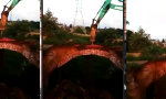 Lustiges Video : Gut durchdachter Brücken-Abriss