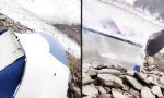 Lustiges Video : Achtung, Steinschlag!