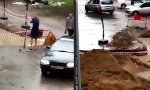 Funny Video : So spart man Wasser am Morgen