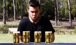 Lustiges Video : Vier Gläser Bier kippen