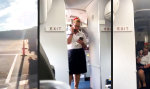 Lustiges Video - Ganz allein auf dem Linienflug