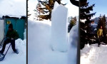 Funny Video - Extrem-Schneeschaufeln