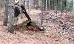 Lustiges Video : Luchs aus der Falle befreien