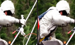 Lustiges Video - Hochspannungs-Cowboy