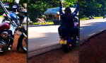 Movie : Achselschweißfreies Harley-Fahren