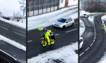 Lustiges Video : Frischer Wind beim Winterdienst