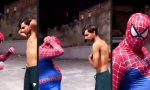 Lustiges Video - Dicke Spidey-Reflexe