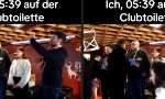Morgens auf der Clubtoilette