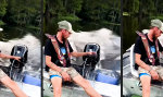 Klatschnass beim Bootsausflug