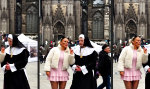 Lustiges Video : Nonne mit klarer Mission