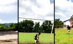 Lustiges Video : Der Ball wechselt schneller das Trikot als den Fuß